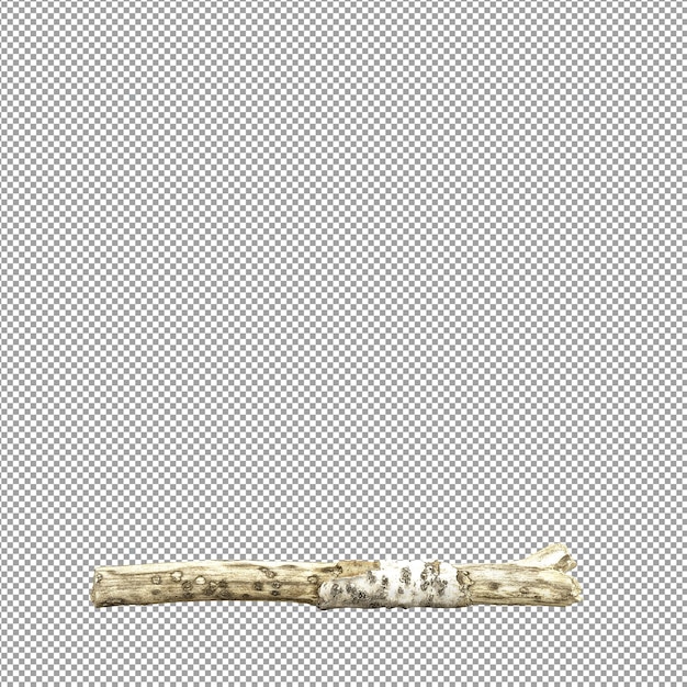 Bella pianta isolata in rendering 3D