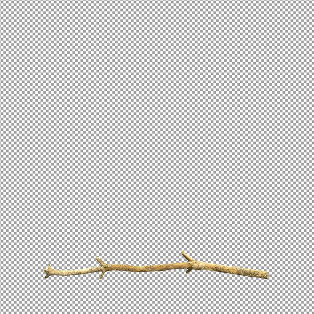 Bella pianta isolata in rendering 3D