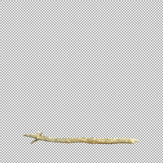 Bella pianta isolata in rendering 3D