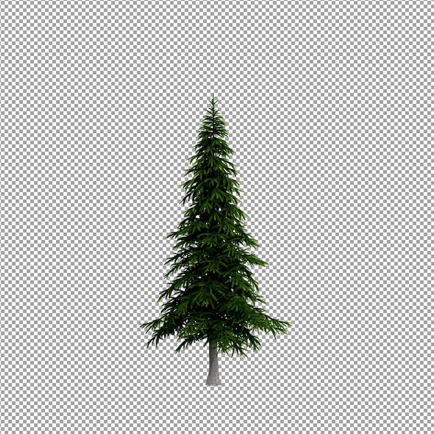 Bella pianta isolata in rendering 3D