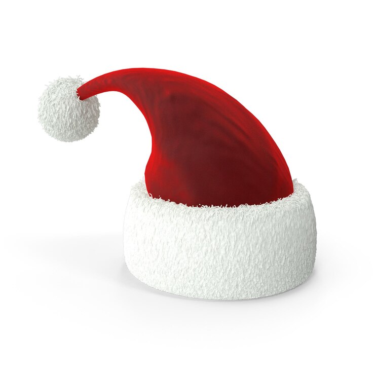 PSD bella santa con decoraciones festivas santa claus de vacaciones ilustración de santa