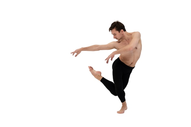 Belle danseuse faisant une chorégraphie