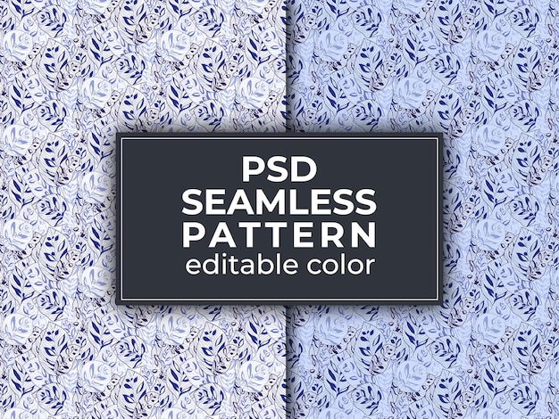 PSD belle feuille de fond transparente avec couleur modifiable