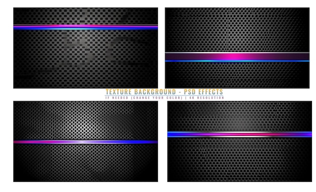 Une belle fibre de carbone sur un fond transparent