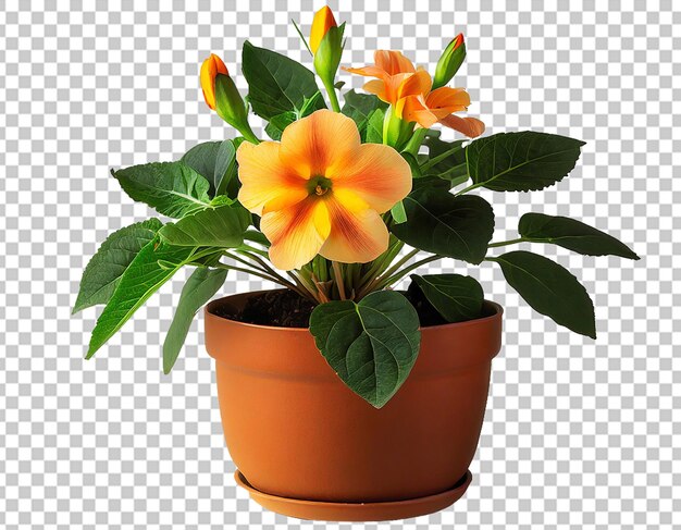 PSD une belle fleur dans un pot