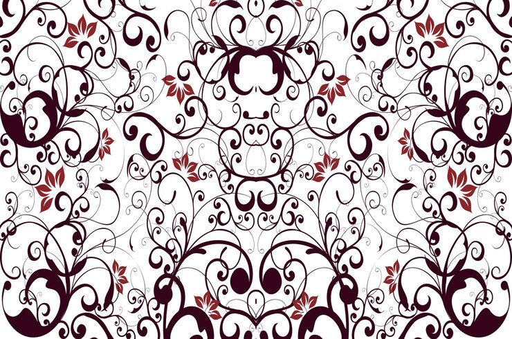 PSD belle illustration de fleurs pour le fond