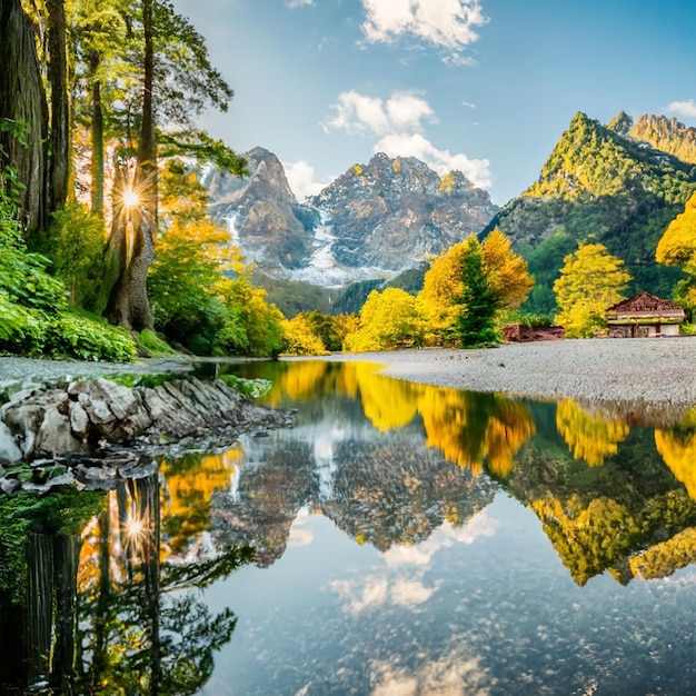 PSD une belle maison de nature