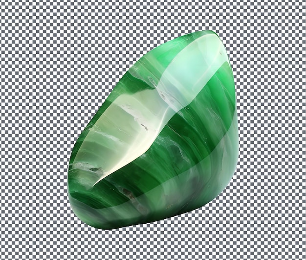 PSD belle pierre de jade isolée sur fond transparent