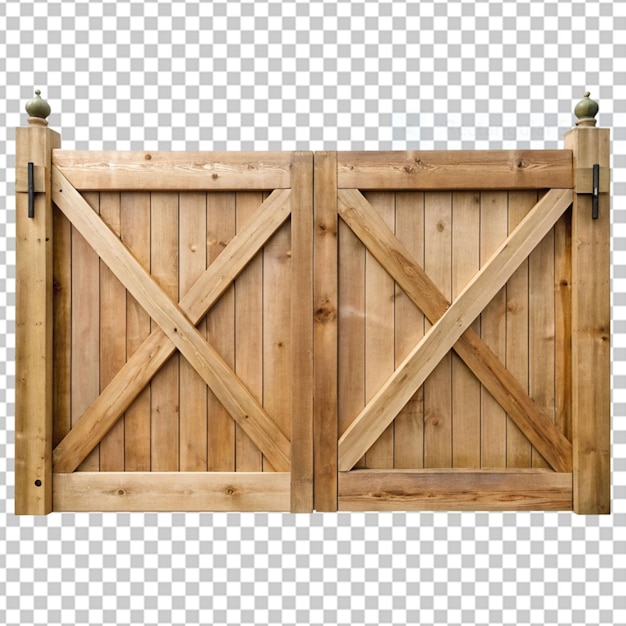 PSD une belle porte en bois png