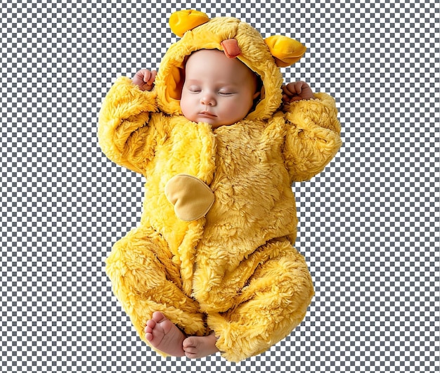 Belle poussette en forme de bébé Onesie isolée sur un fond transparent