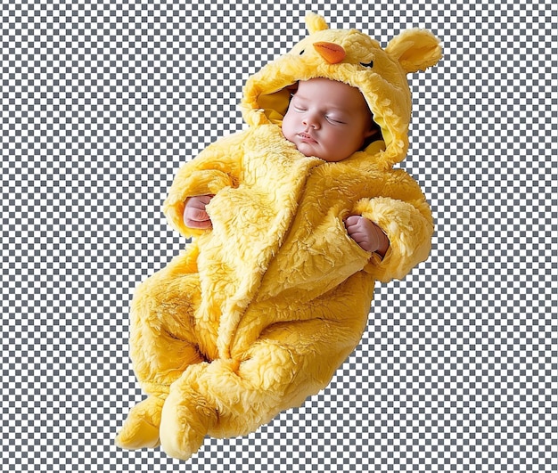 Belle poussette en forme de bébé Onesie isolée sur un fond transparent