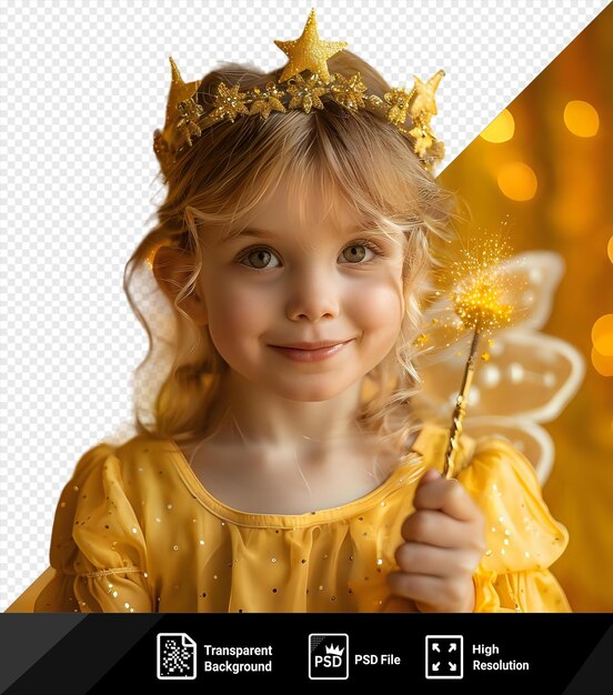 Une Belle Princesse De Conte De Fées, Une Histoire Romantique Du Pays Des Merveilles, Une Petite Fée Avec Une Couronne Et Une Baguette Magique, Mettant Un Sort Sur Son Visage.