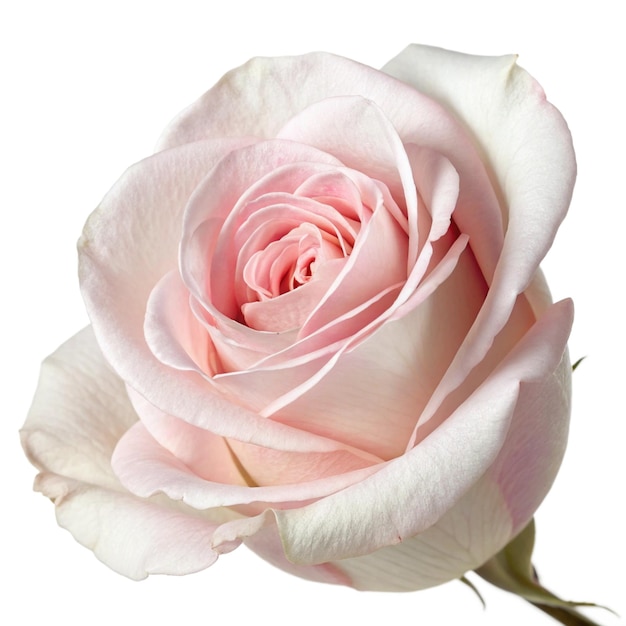 Une belle rose rose en pleine floraison mettant en valeur ses pétales délicats et sa forme élégante