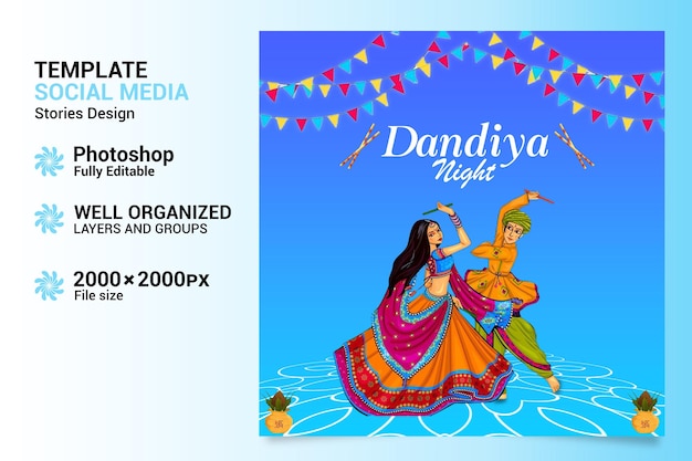 bellissima Durga puja e felice sfondo decorativo del festival indiano Navratri