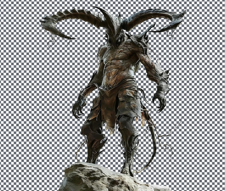 PSD bellissimi demoni, anime isolate su uno sfondo trasparente.