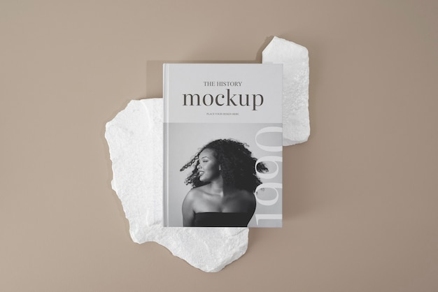 Bellissimo mockup di copertina del libro