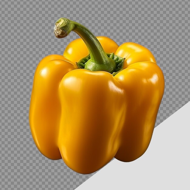 PSD bellpepper png aislado en un fondo transparente