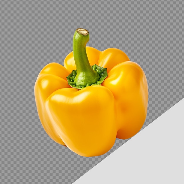 PSD bellpepper png aislado en un fondo transparente