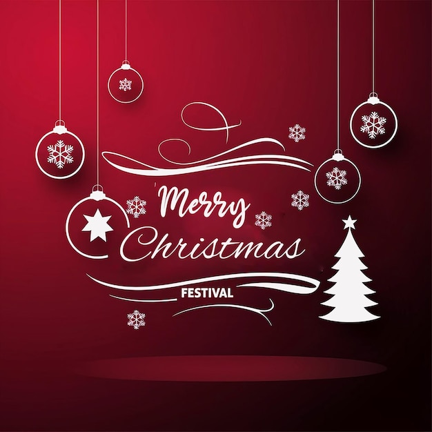 Belos fundos de Natal Belas árvores de Natal e bolas
