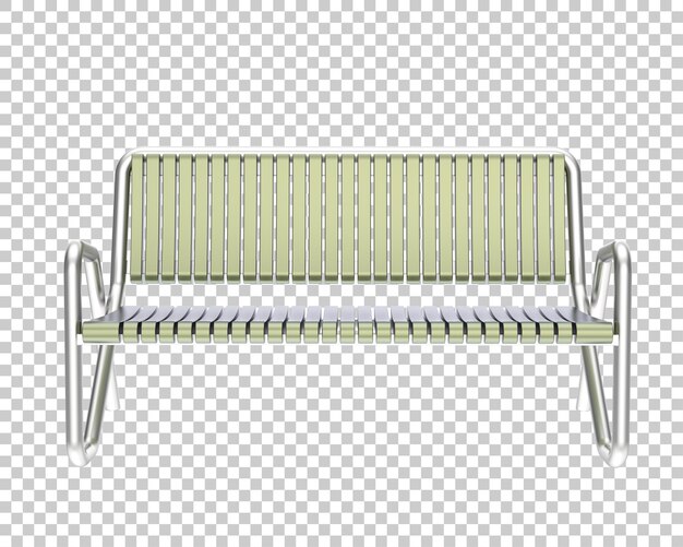 bench isolated on transparent background 3d rendering illustration