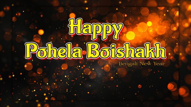 PSD bengali nuevo año magh bihu feliz pohela boishakh bangla noboborsho para el post de las redes sociales