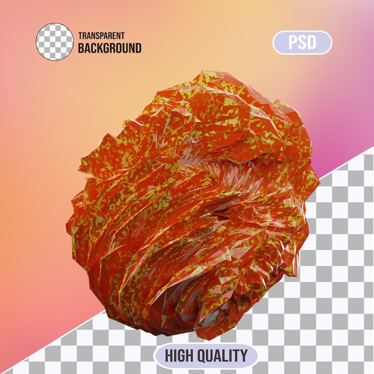 PSD bentuk 3d abstrak holo