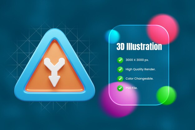 Benutzeroberfläche 3D-Symbol-Illustration oder Benutzeroberfläche Web- und Appsymbol