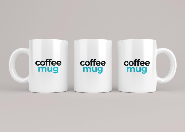 Bere tazza mockup design in 3d rendering isolato