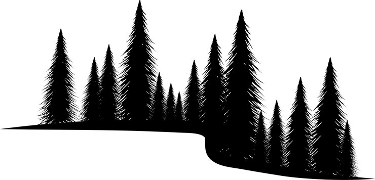 PSD bergketten-sketch-clipart