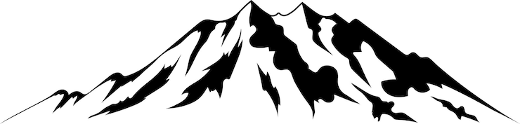 PSD bergketten-sketch-clipart
