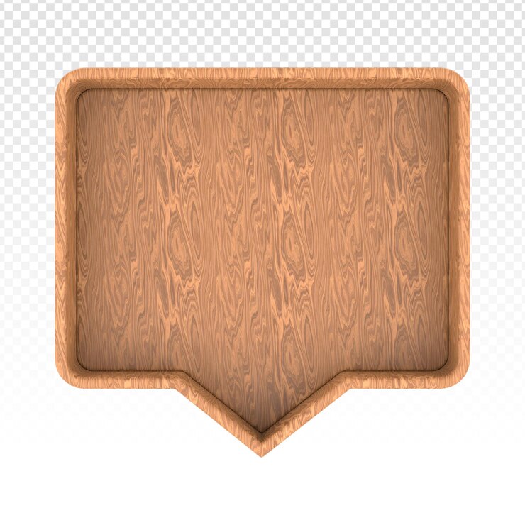PSD beschriften sie 3d-holz-render