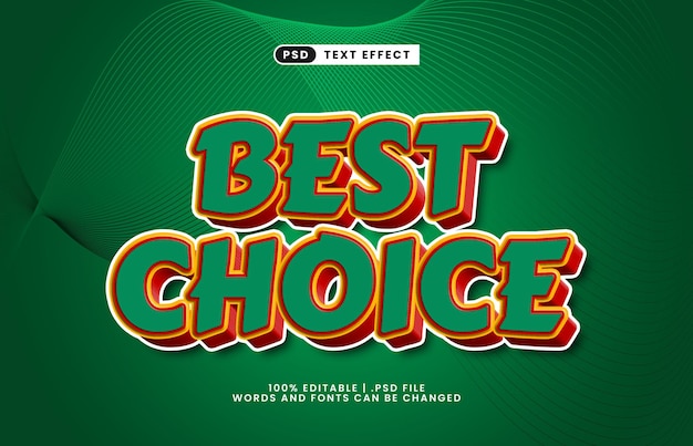 best choice editable text effect with best and good text style