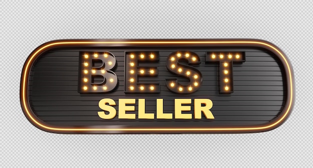 Best seller de etiqueta 3d con bombilla