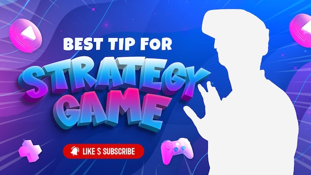 Best Tip for Strategy Game - YouTube Thumbnail