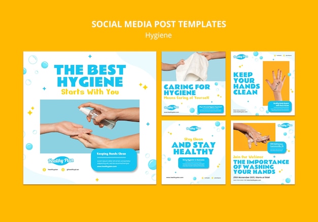 Beste Hygiene-Social-Media-Post-Vorlage