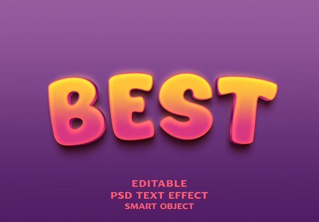 Bestes 3D-Text-Effekt-Design