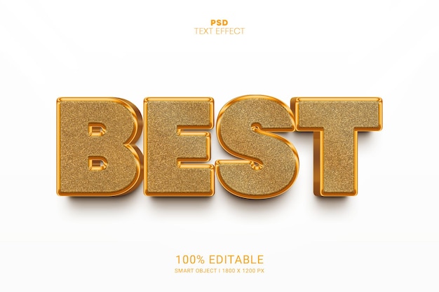 Bestes bearbeitbares psd-texteffektdesign