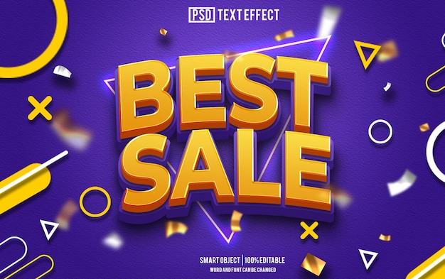 bestverkaufte Text-Effekt-Schriftart bearbeitbare Typographie 3D-Text