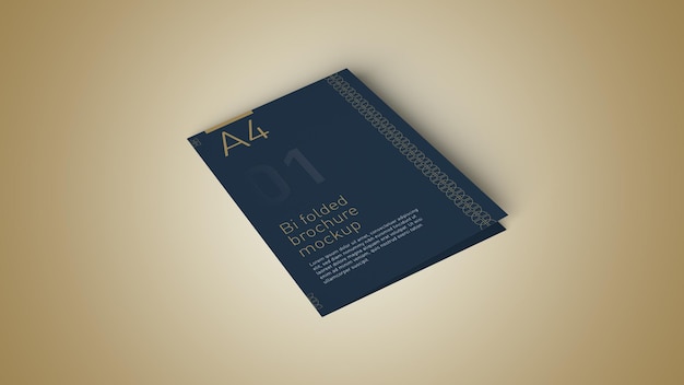 Bi Fold A4 Brochure Mockups 2 Fold Brochure Mockup PSD Mockups
