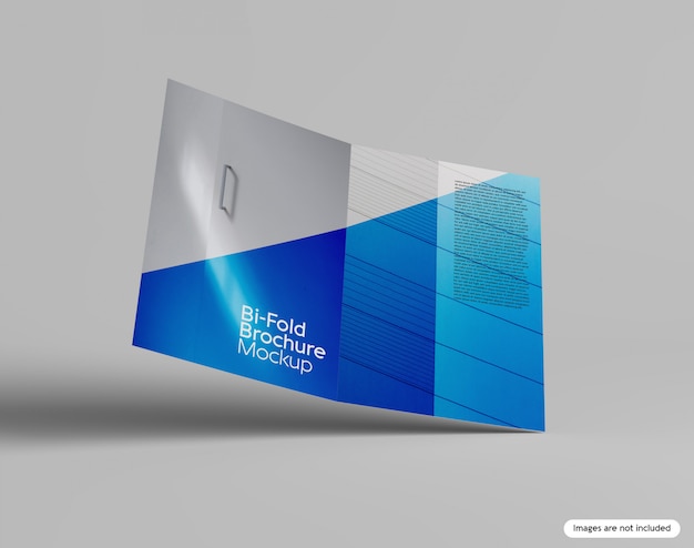 Bi-fold brochure mockup