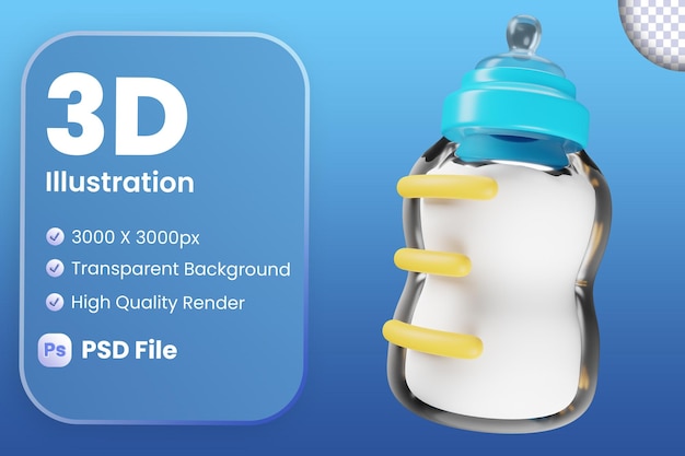 PSD biberon 3d