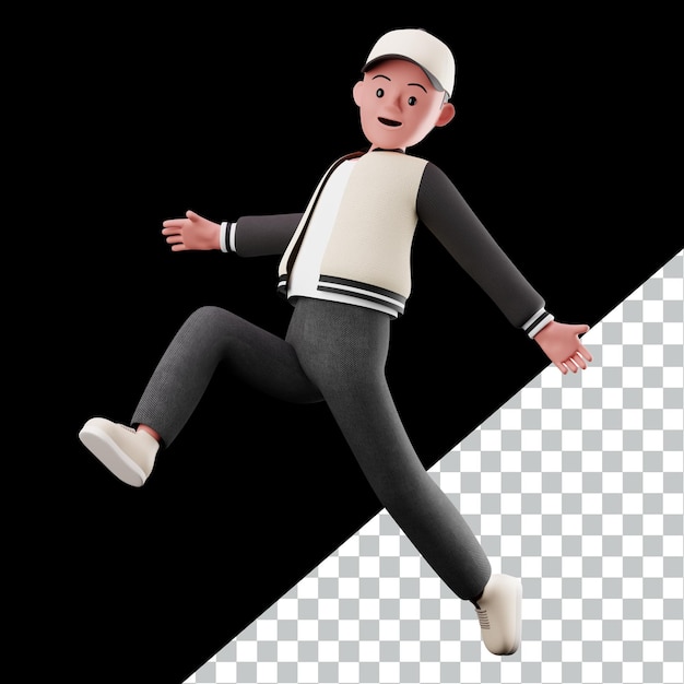 Biblioteca de personajes 3D ilustraciones de diseño de varias poses