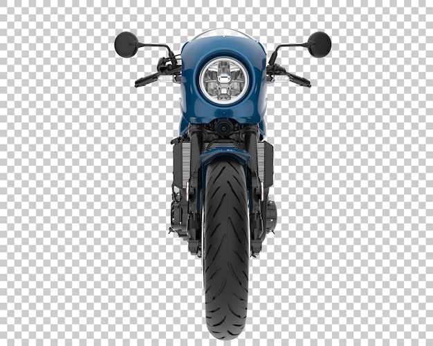 Bici retrò su sfondo trasparente. rendering 3D - illustrazione