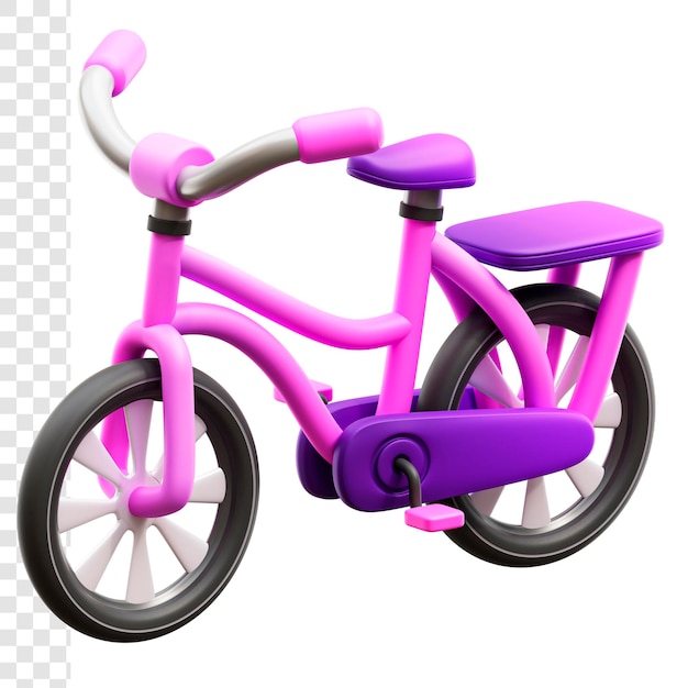 bici sportiva delle donne 3d