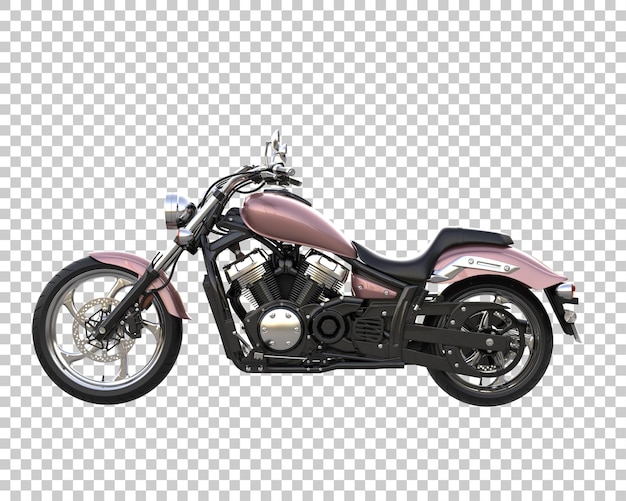 Bicicleta de carretera sobre fondo transparente. Representación 3d - ilustración