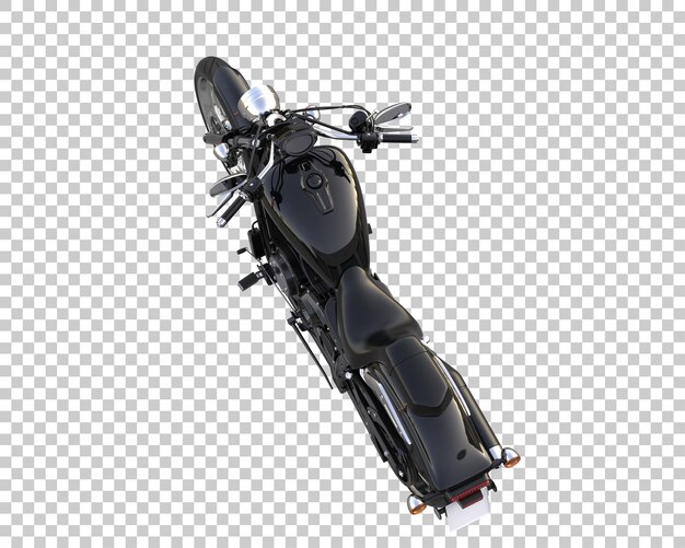 Bicicleta de carretera sobre fondo transparente. Representación 3d - ilustración