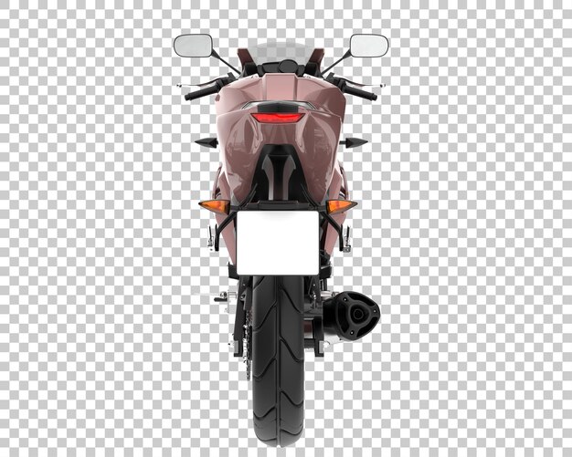 Bicicleta de carretera sobre fondo transparente. Representación 3d - ilustración