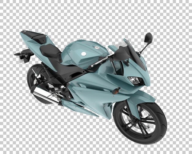 Bicicleta de carretera sobre fondo transparente. Representación 3d - ilustración