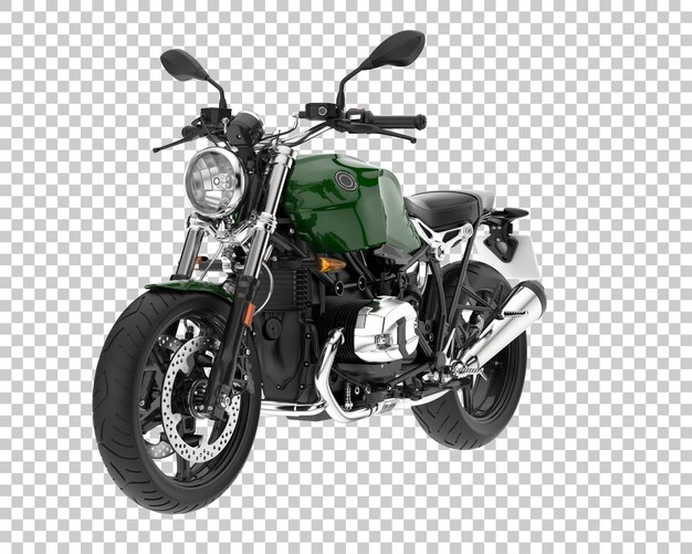 Bicicleta de carretera sobre fondo transparente. Representación 3d - ilustración