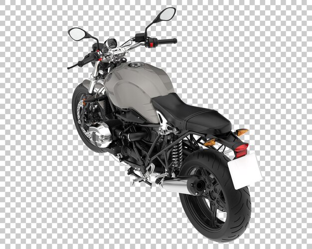 Bicicleta de carretera sobre fondo transparente. Representación 3d - ilustración